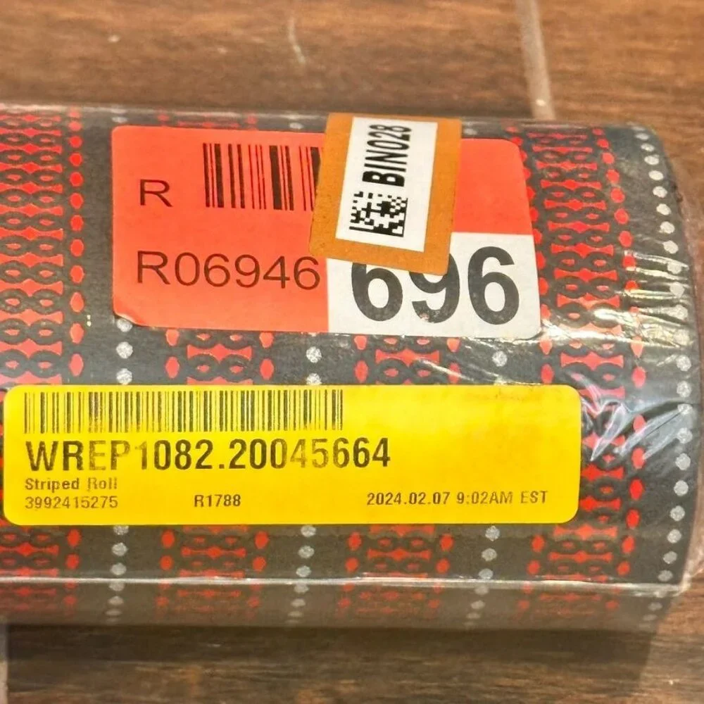 New Walls Republic Allure Red Black Stripe Wallpaper R1788 Bold Luxury Classic